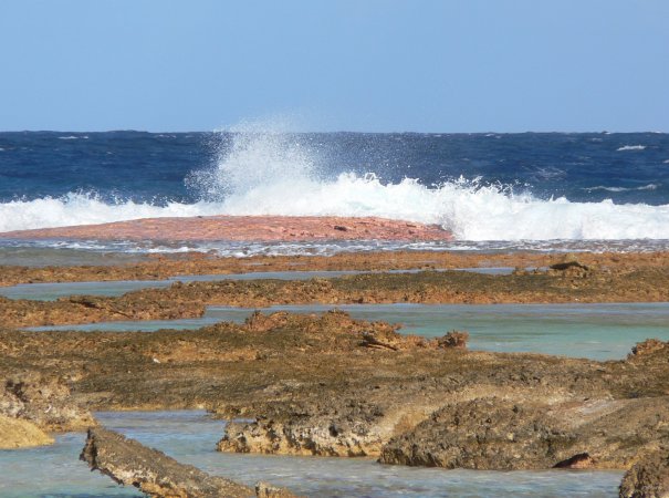 77- Le recif au sud de Rangiroa 